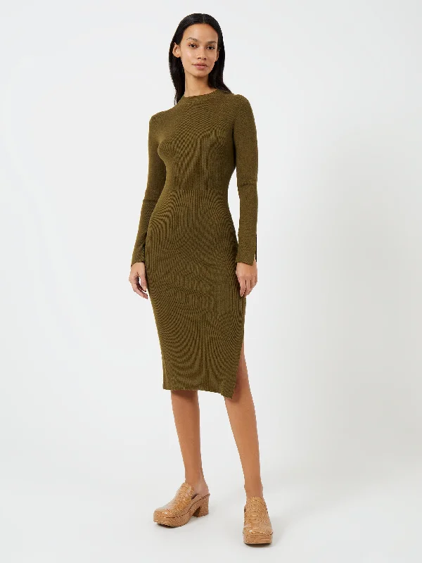 Final Clearance Turtle Rib Dress Mid
