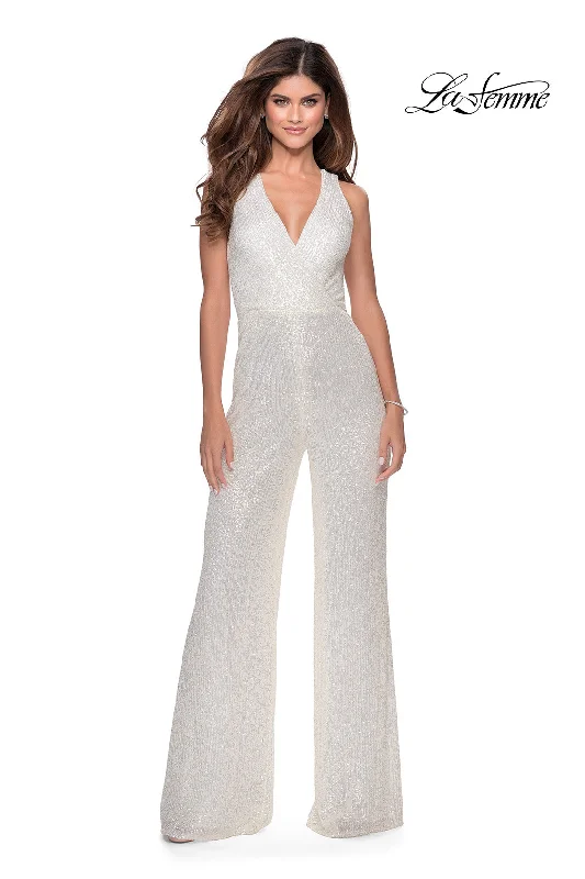 La Femme 28719 Sequin Jumpsuit