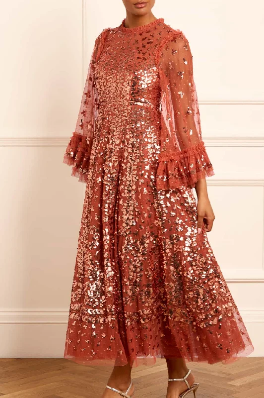 Now or Never Fern Ankle Gown