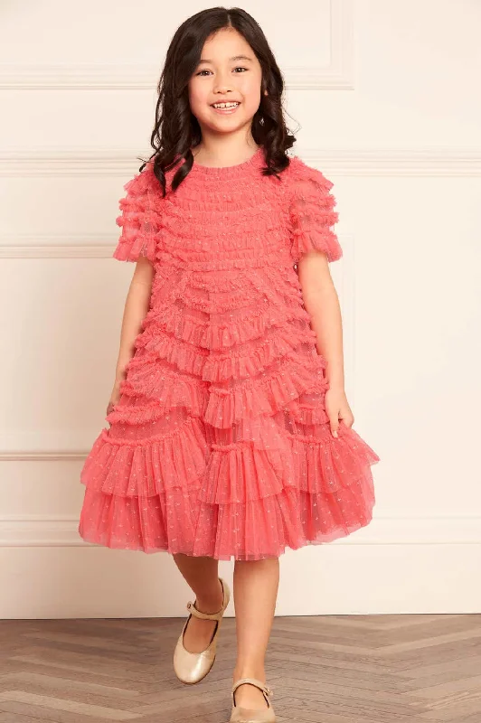 Final Clearance Marilla Ruffle Kids Dress
