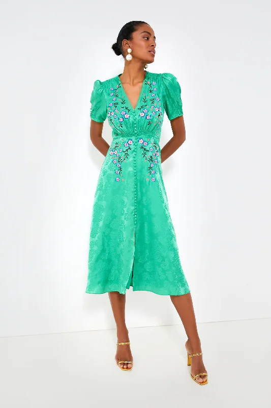 Kelly Green Lea Dress