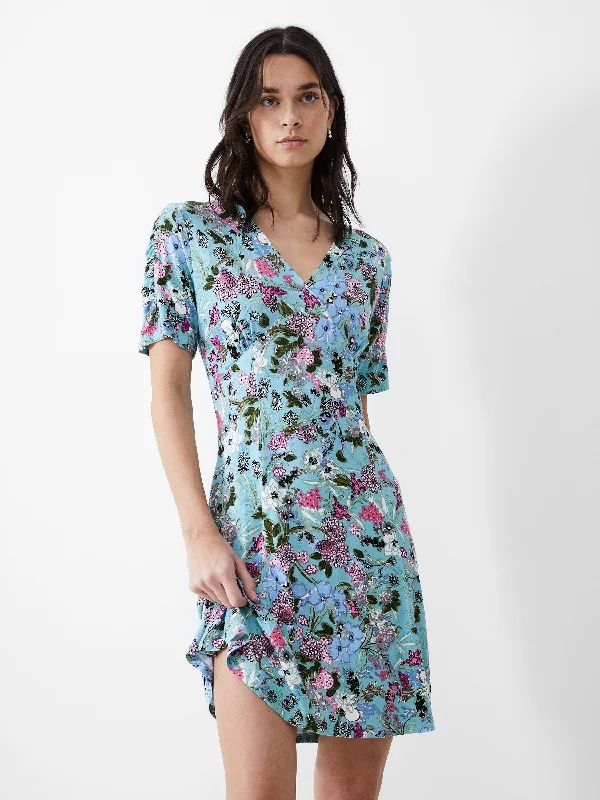 Holiday Sale Blossom Hibiscus Flippy Dress