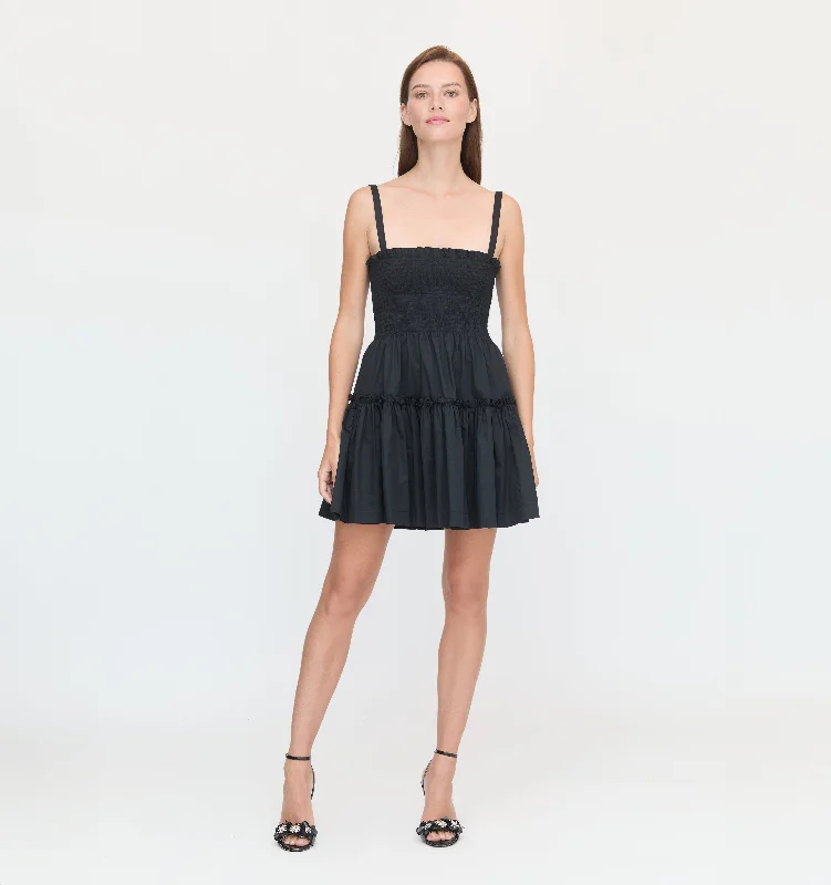 The Seraphina Mini Nap Dress - Black