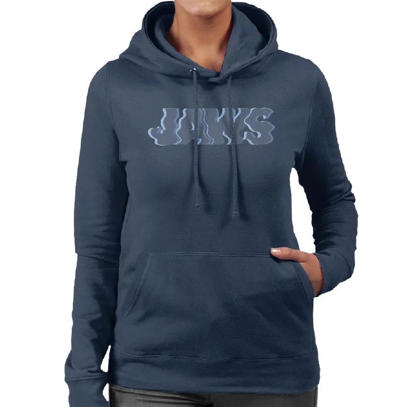 Jaws Wave Logo Women's Hooded Sweatshirt