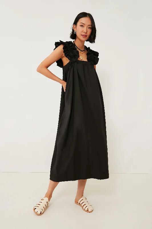 Black Maya Maxi Dress