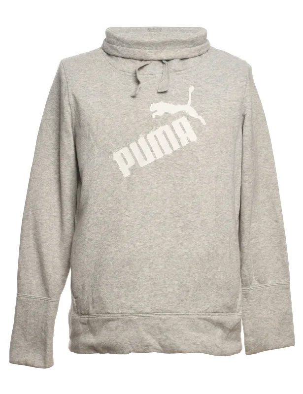 Puma Printed Sweatshirt - L