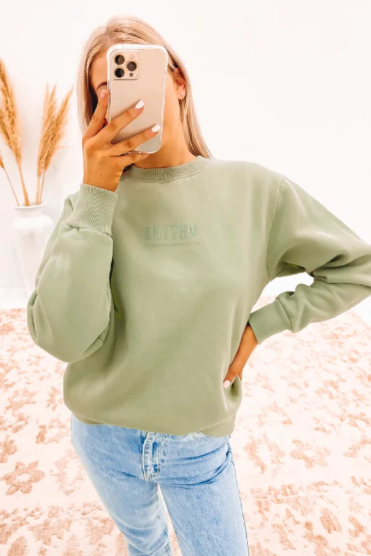 Weekender Crew Neck Fleece Sage