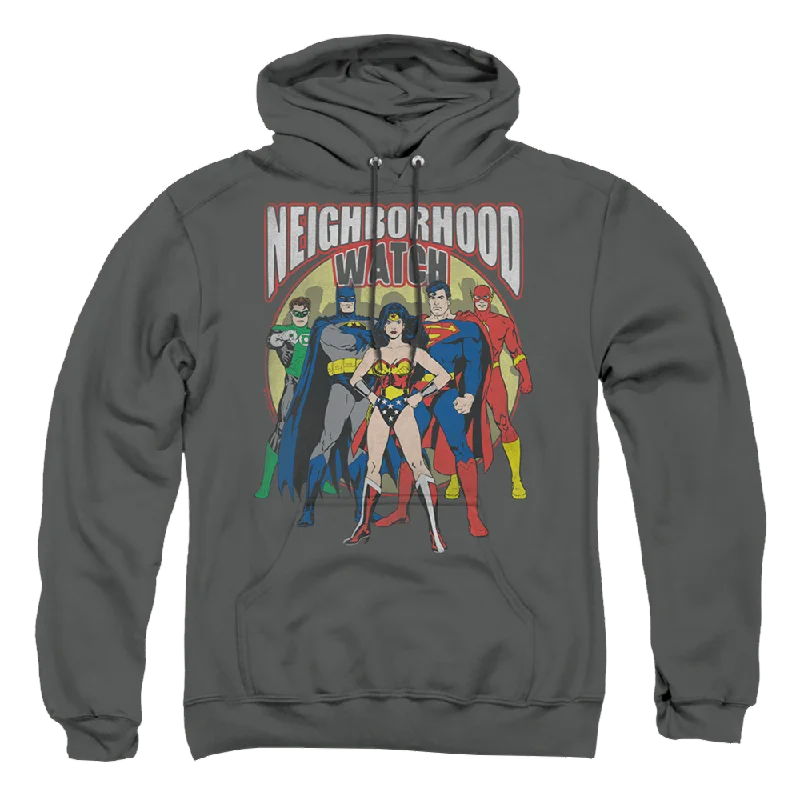 Justice League Neighborhood Watch Pullover Hoodie