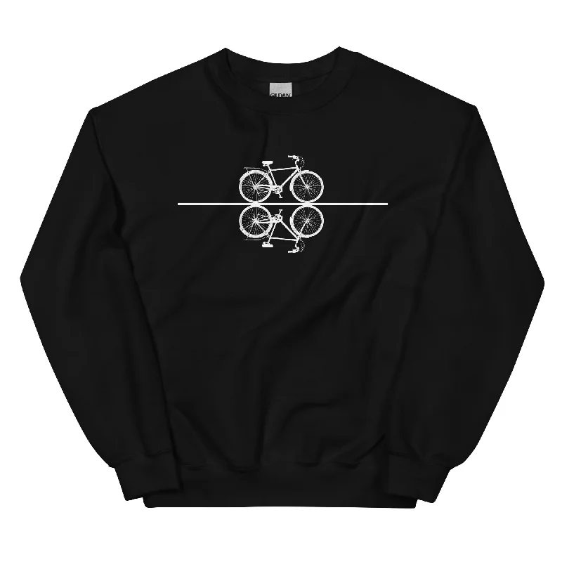 Gerade Linie - Radfahren - Sweatshirt (Unisex)