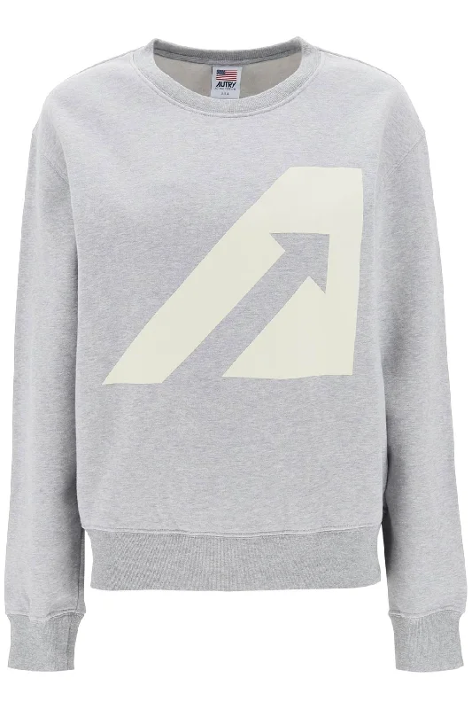 Icon Crew-neck Sweatshirt  - Grigio