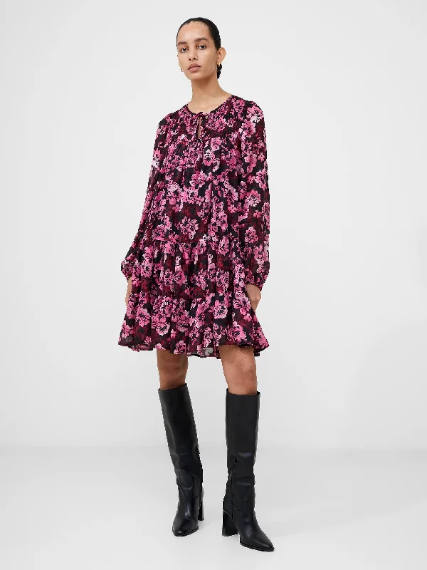 Clearance Items Floral Smock Mini Dress