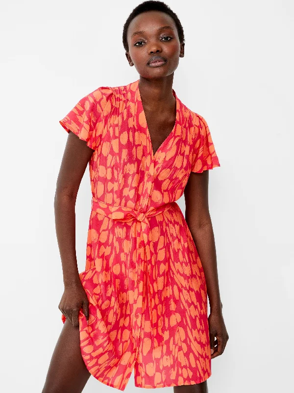 Limited Time Islanna Crepe Short Sleeve Dress