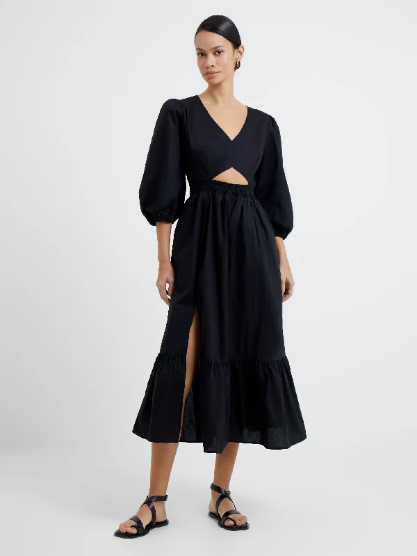 Exclusive Offers Rhodes Poplin Cut-Out Midaxi Dress