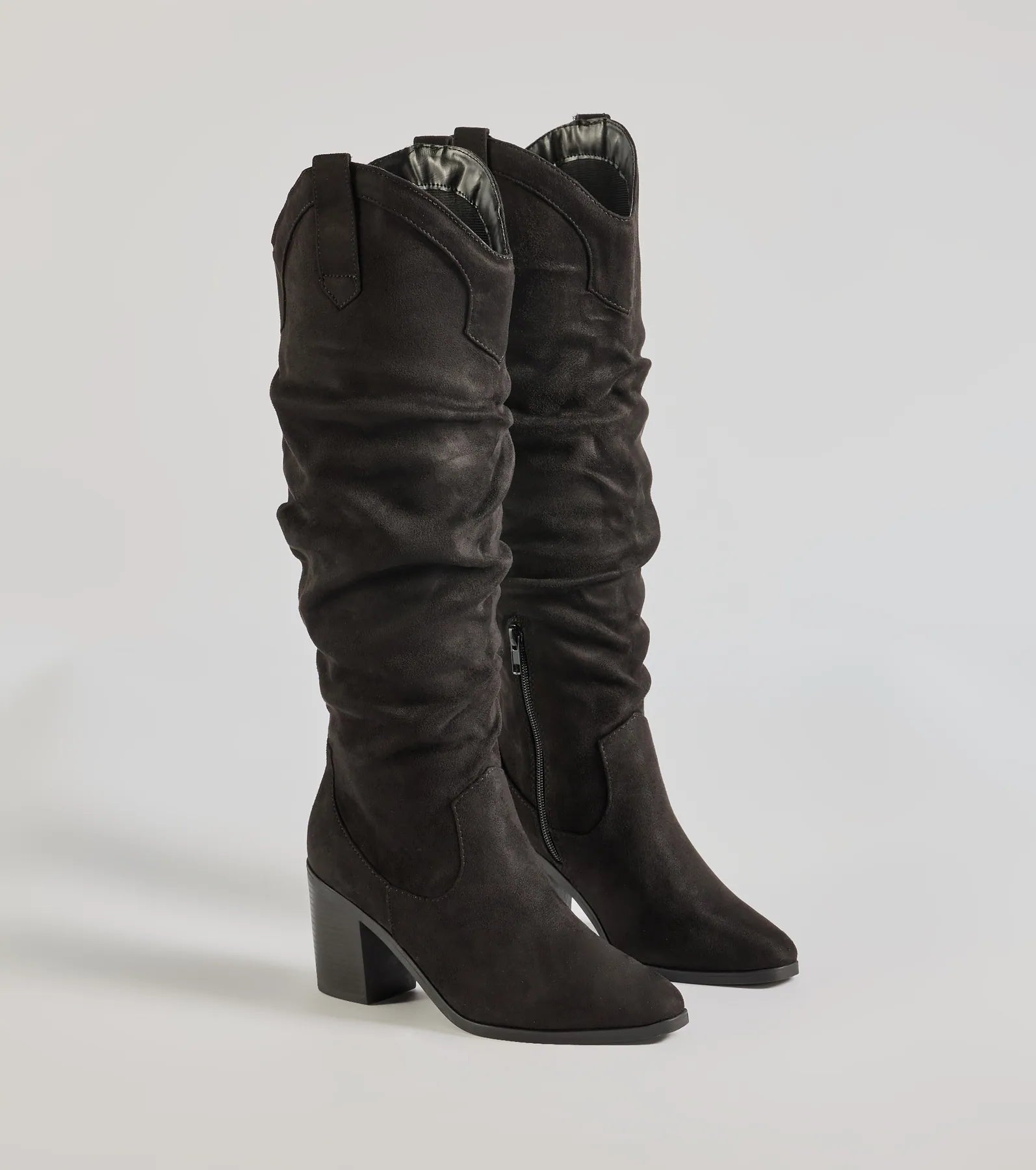 Strut In Style Slouched Under-The-Knee Boots