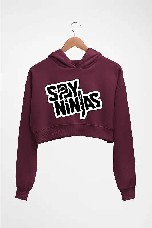 Spy Ninja Crop HOODIE FOR WOMEN