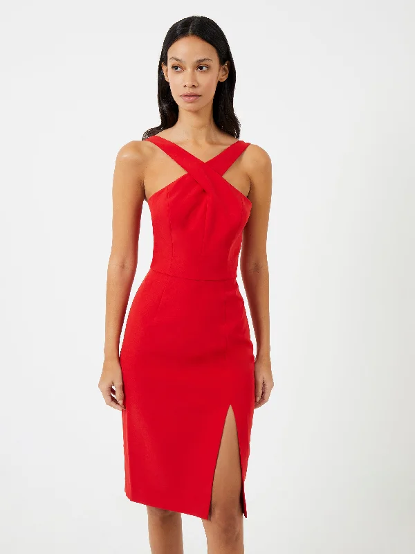 Buy More, Save More Echo Crepe Halterneck Midi Dress