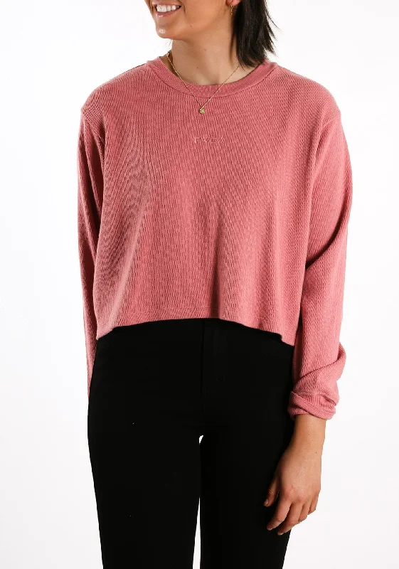 RVCA VTG Long Sleeve Tee Foxglove