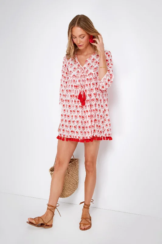 Red Caitlin Seychelles Tunic