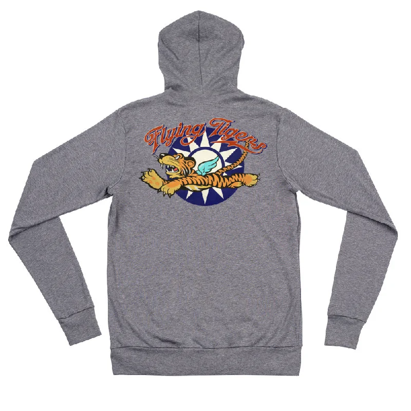 Flying Tigers Unisex zip hoodie