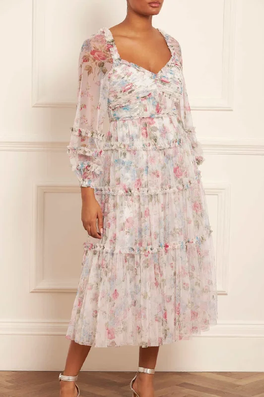 Savings Galore Floral Fantasy Ballerina Dress