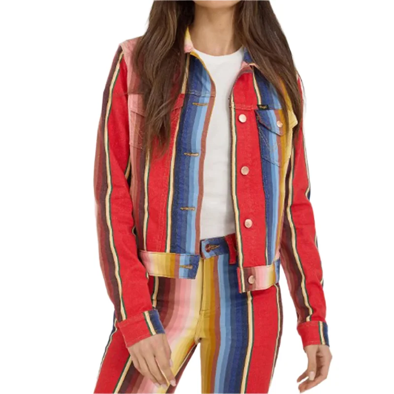 Lainey Wilson Collection from Wrangler - Serape Denim Jacket