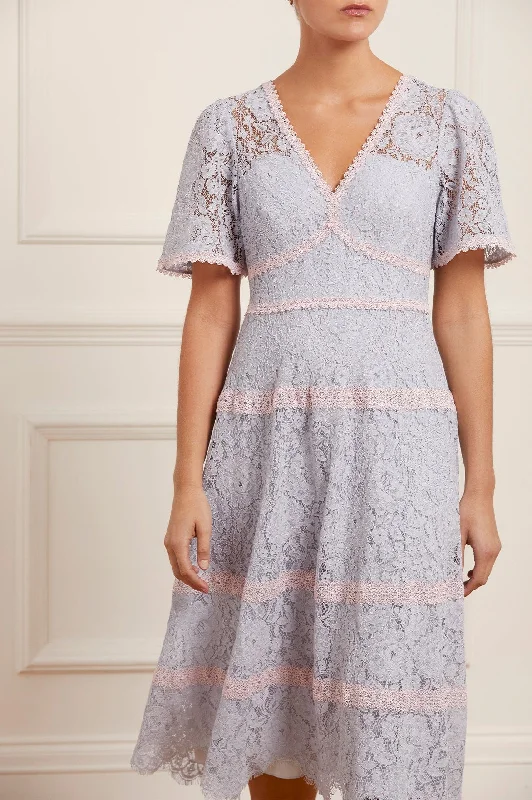 Crazy Savings Lace Primrose Midi Dress