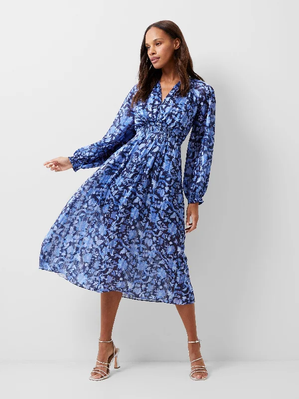 Special Offer Cynthia Fauna Midi Dress