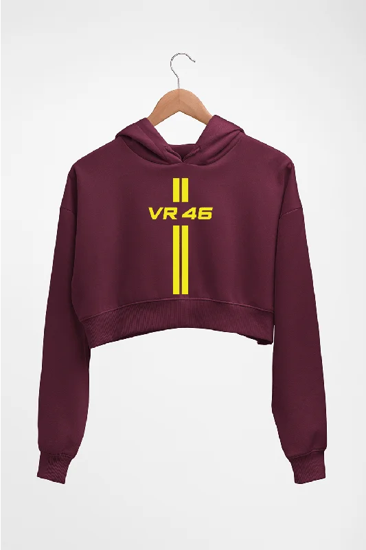 Valentino Rossi(VR 46) Crop HOODIE FOR WOMEN