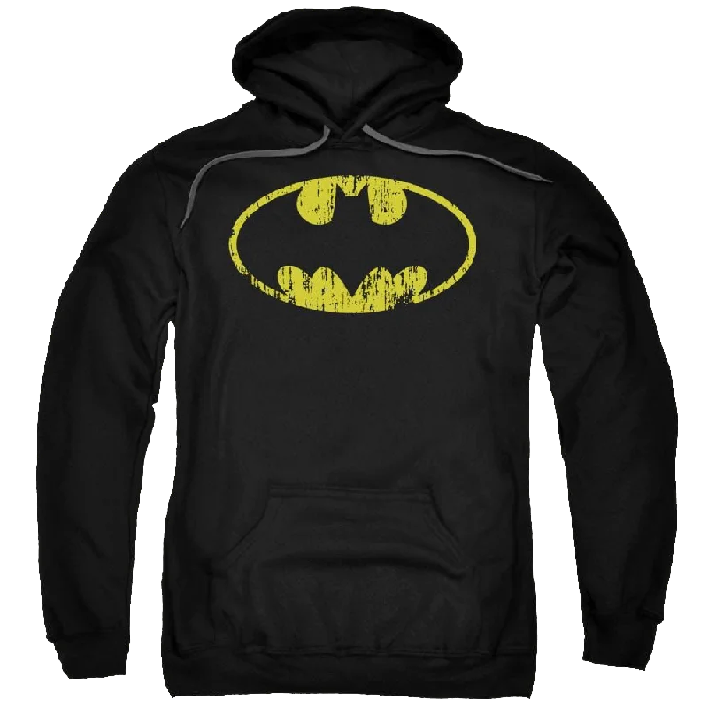 Batman Classic Logo Distressed - Pullover Hoodie