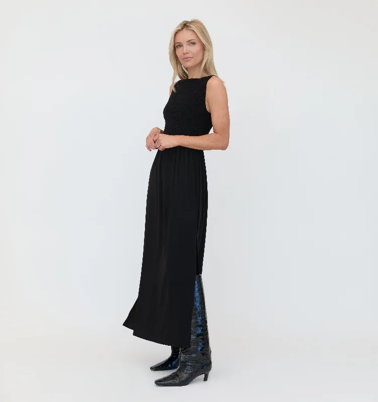 The Cosima Nap Dress - Black Jersey