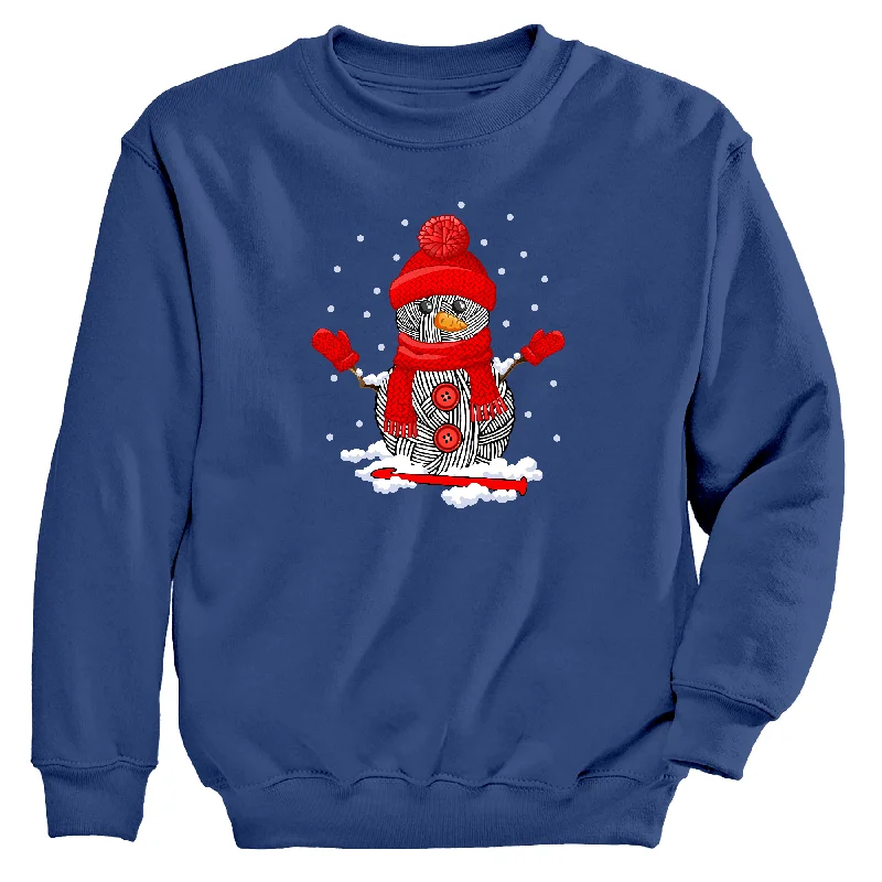 Snowman Crochet Women's Sweatshirt