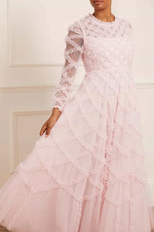 Factory Direct Sale Evelyn Long Sleeve Gown