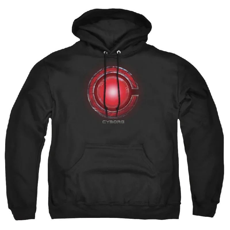 Justice League Cyborg Logo Pullover Hoodie