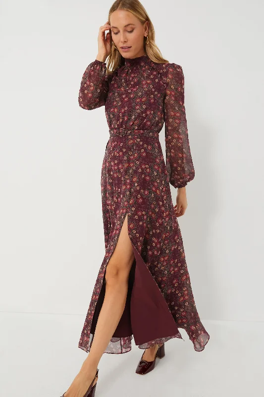 Akina Wine Jacqui B Dress