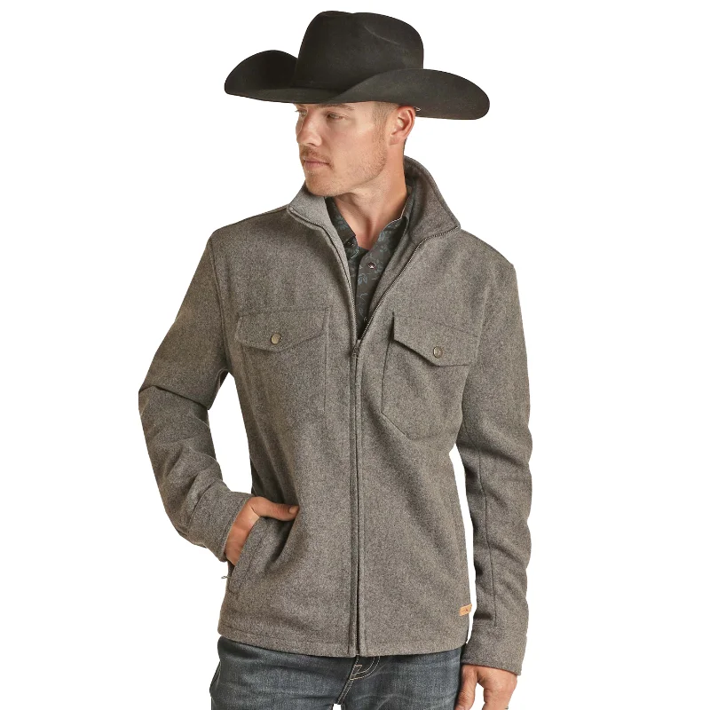 Powder River Outfitters® Men's Wool Coat Jacket PRMO92RZZA-02