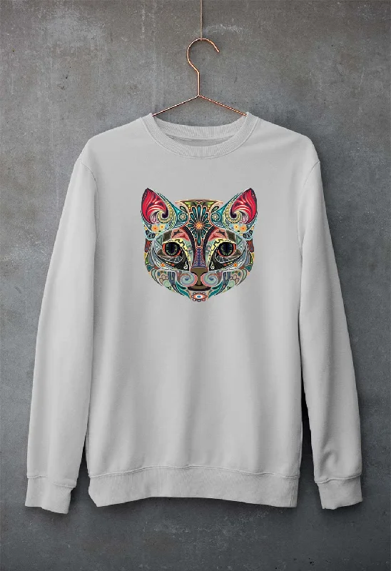 Psychedelic Cat Unisex Sweatshirt for Men/Women