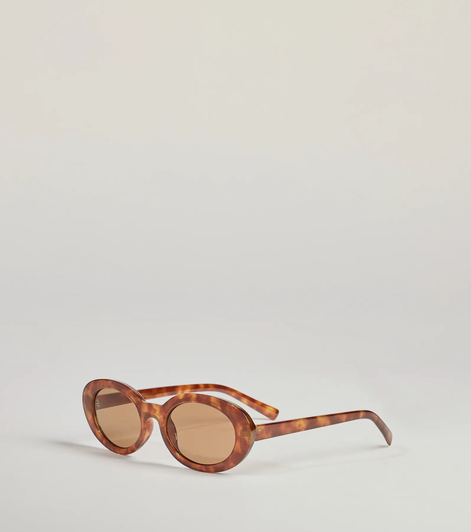 Golden Hour Tortoiseshell Oval Sunglasses