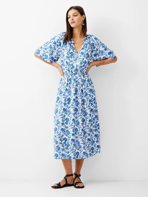 Special Discount Cosette Smock Waist Midi Dress