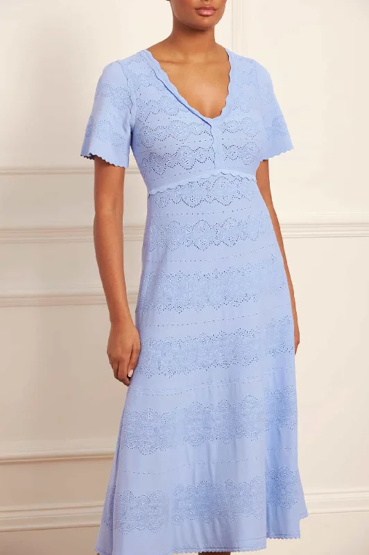 Midnight Madness Lace Knit Gown