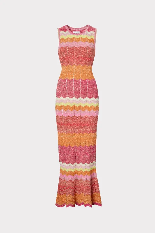 Zig Zag Stitch Dress