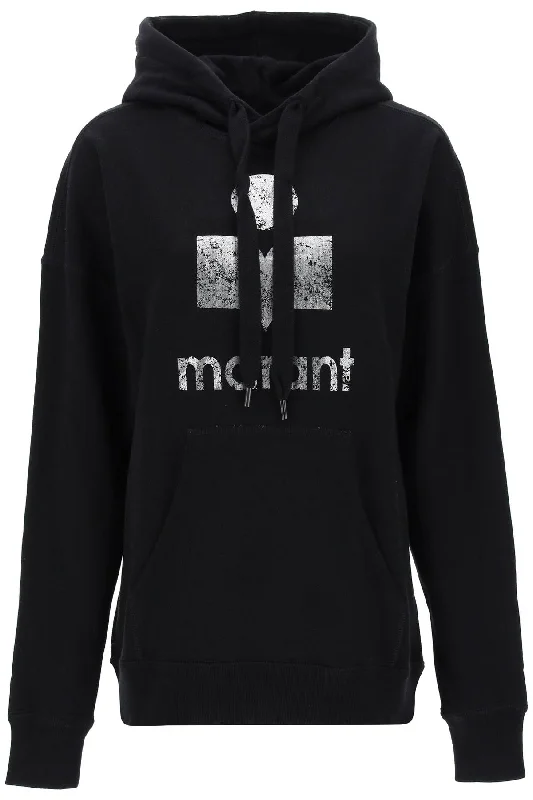 Mansel Sweatshirt With Metallic Logo  - Black