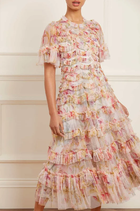 Quick Sale Iris Ruffle Ballerina Dress